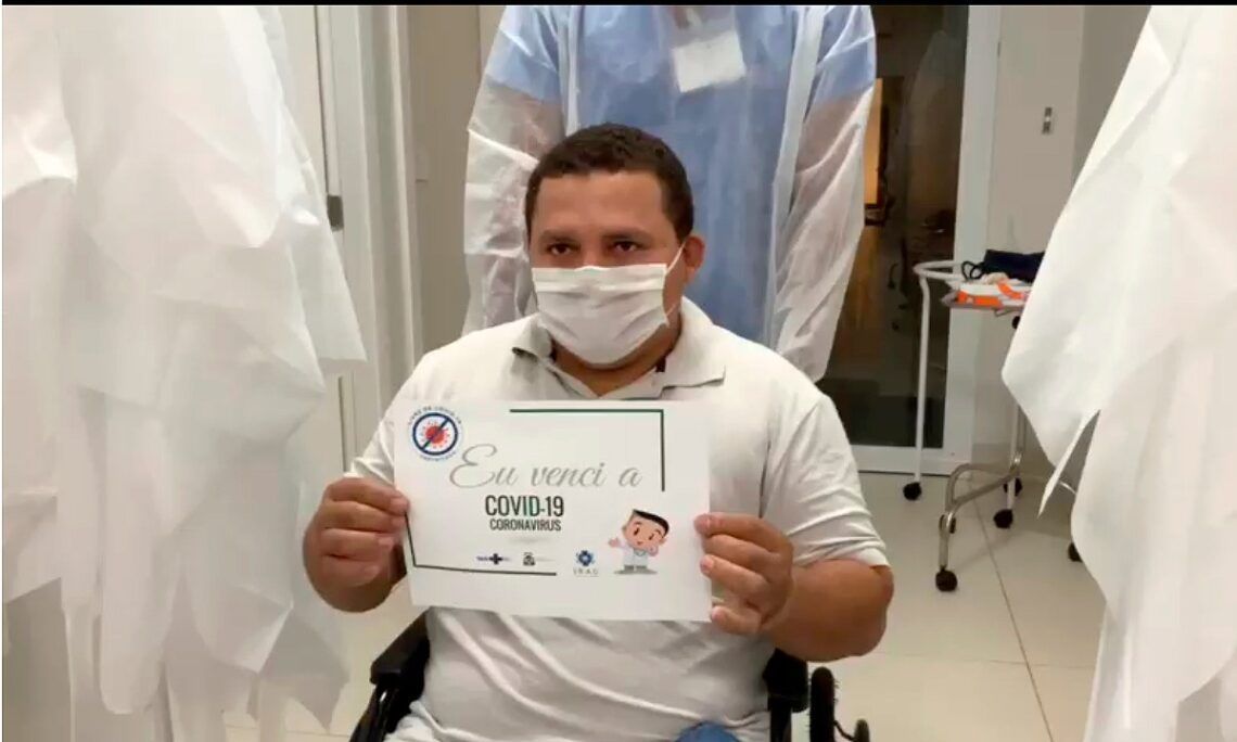 Gratidão: Pacientes recuperados da Covid-19 agradecem profissionais da saúde do Tocantins