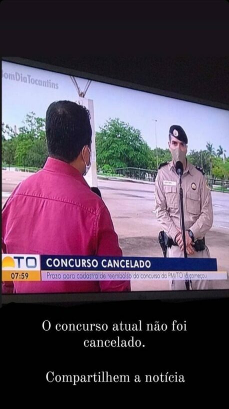 É verdade ou Fake News? Concurso da Polícia Militar do Tocantins cancelado?